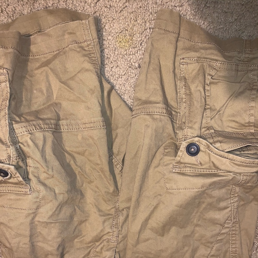 cargo shorts , small bleach stain size 29
